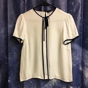 Zara white blouse